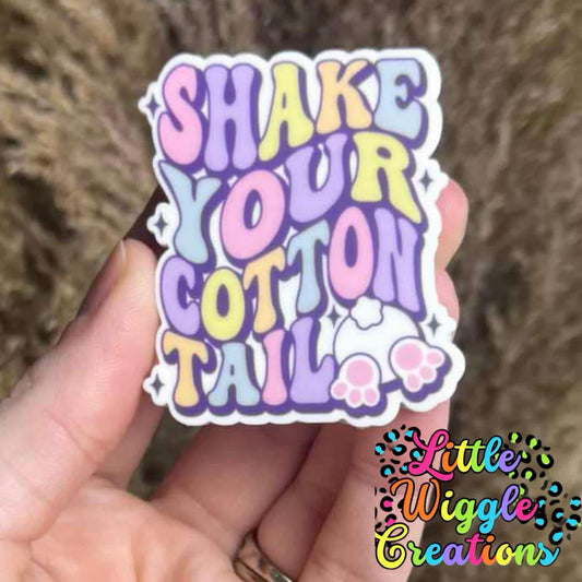 Cotton tail hair clip