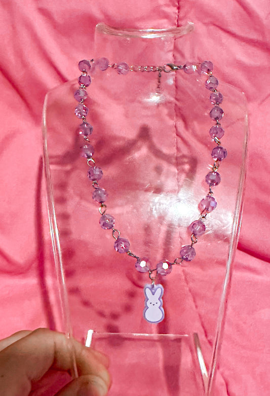 Purple peeps necklaces