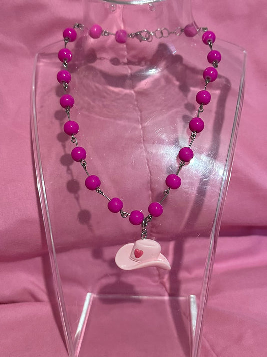 Cow girl necklace