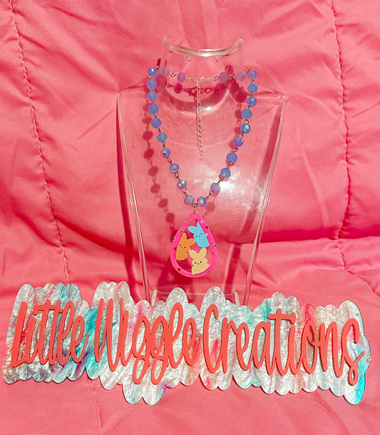 Peeps necklace