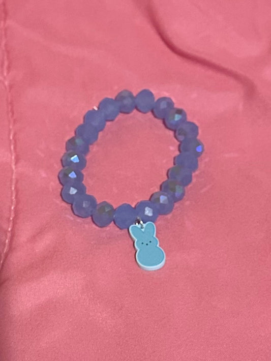 Blue peep bracelet
