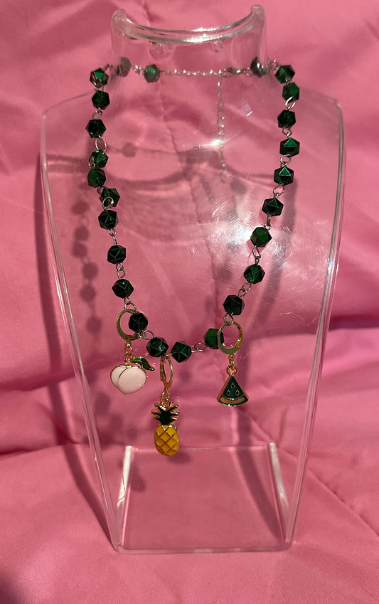 Summer fruit necklace