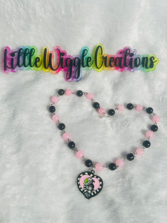 Beetle love necklace