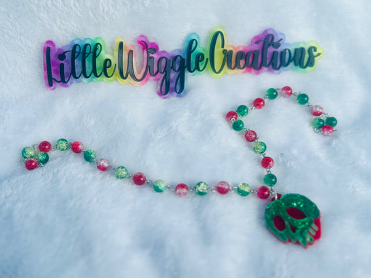 Poison apple necklace